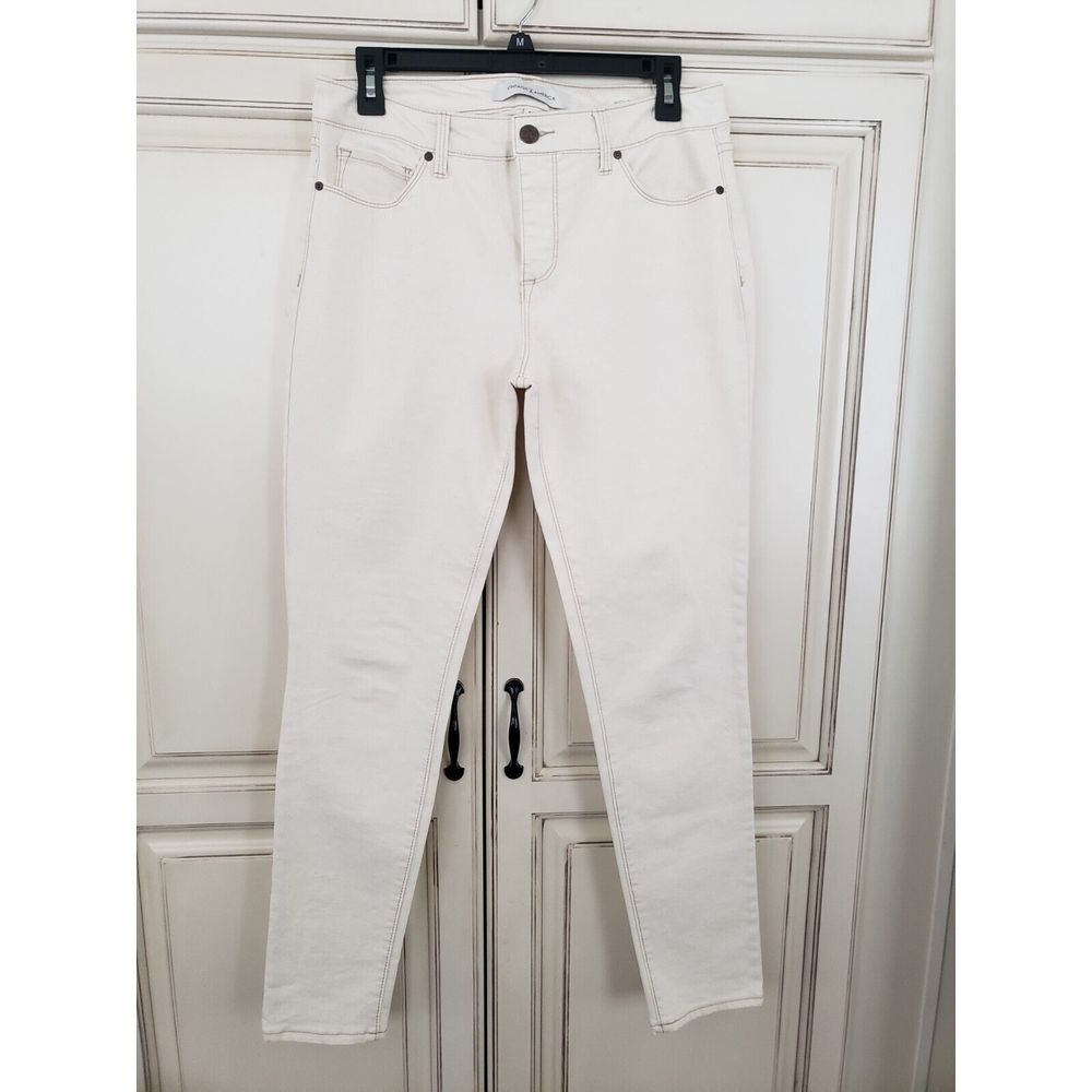 Vintage America Jeans Sz 6/ 8/29 Off White Wonderland Skinny‎